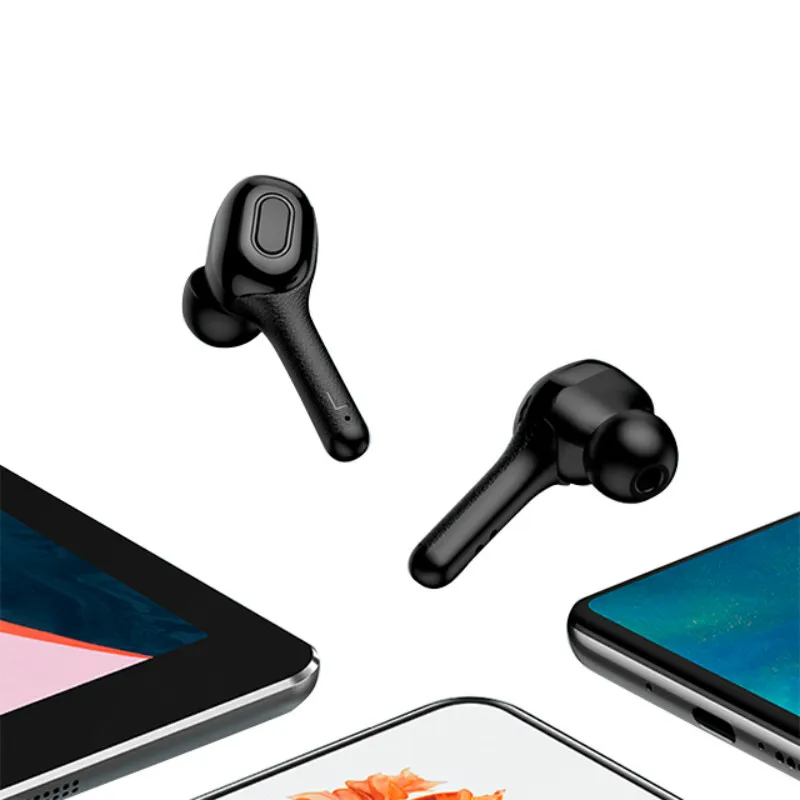 New T9S TWS Portable Wireless In ear Stereo With Mic Earphones Bluetooth 5 0 With Charging Box Earphone For iphone Huawei Xiaomi