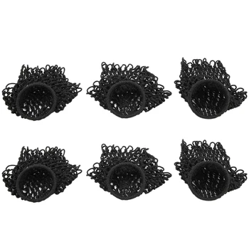

6Pcs Snooker Meshes Bag Dirt-Proof Cotton Thread Pool Snooker Pockets Mesh Billiards Table Nets Accessories
