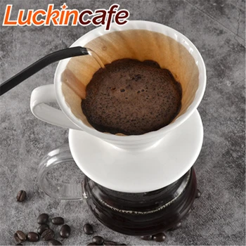 

Special hand-made coffee filter cup 01 small filter ceramic funnel set portable V06 filter paper