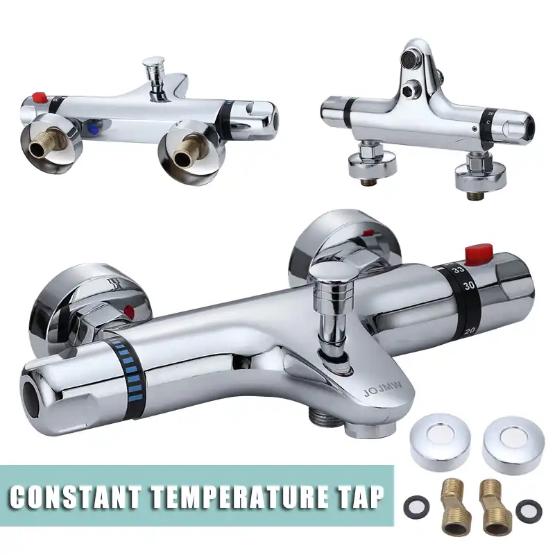 Bathroom Mixer Tap Wall Mounted Valve Shower Bathtub Thermostatic Mixing Valve Faucet Cartridges Faucet Cartridges Aliexpress