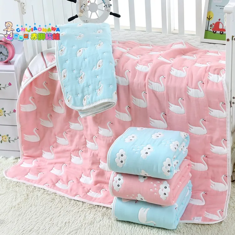 

10-Layer Children's Quilt Children Towel Blanket Baby Blanket Bath Towel for Children Baby Quilt Super Soft Gauze Bath Towel Car