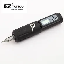 EZ Portex Беспроводной Батарея ручка поворотный картридж татуировки ручка с светодиодный Дисплей для картридж татуажные иглы татуировки