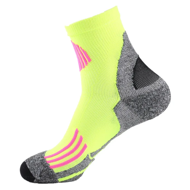 3 Pairs/pack Unisex Quick-Drying Fitness Socks Outdoor Running Hiking Sports Socks Sweat Absorption Football Basketball Socks
