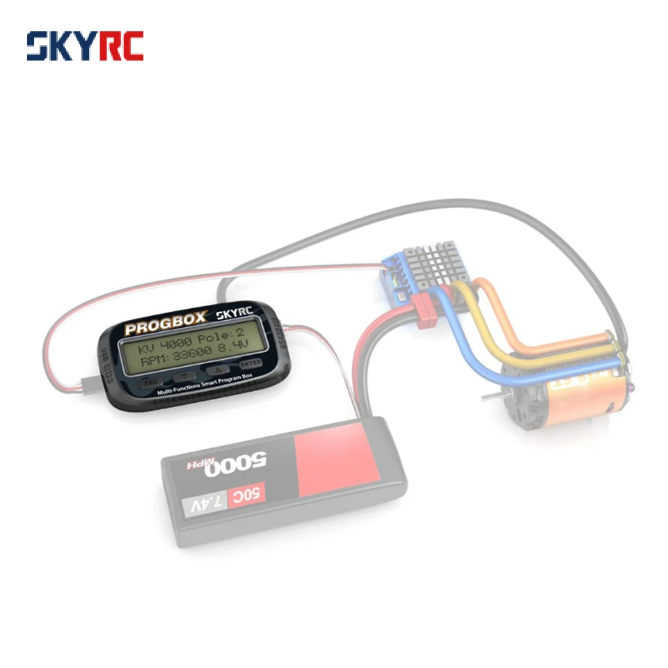SKYRC PROGBOX 6 в 1 ESC Программа боковая ссылка к ПК LiPo батарея сервопривод тестер