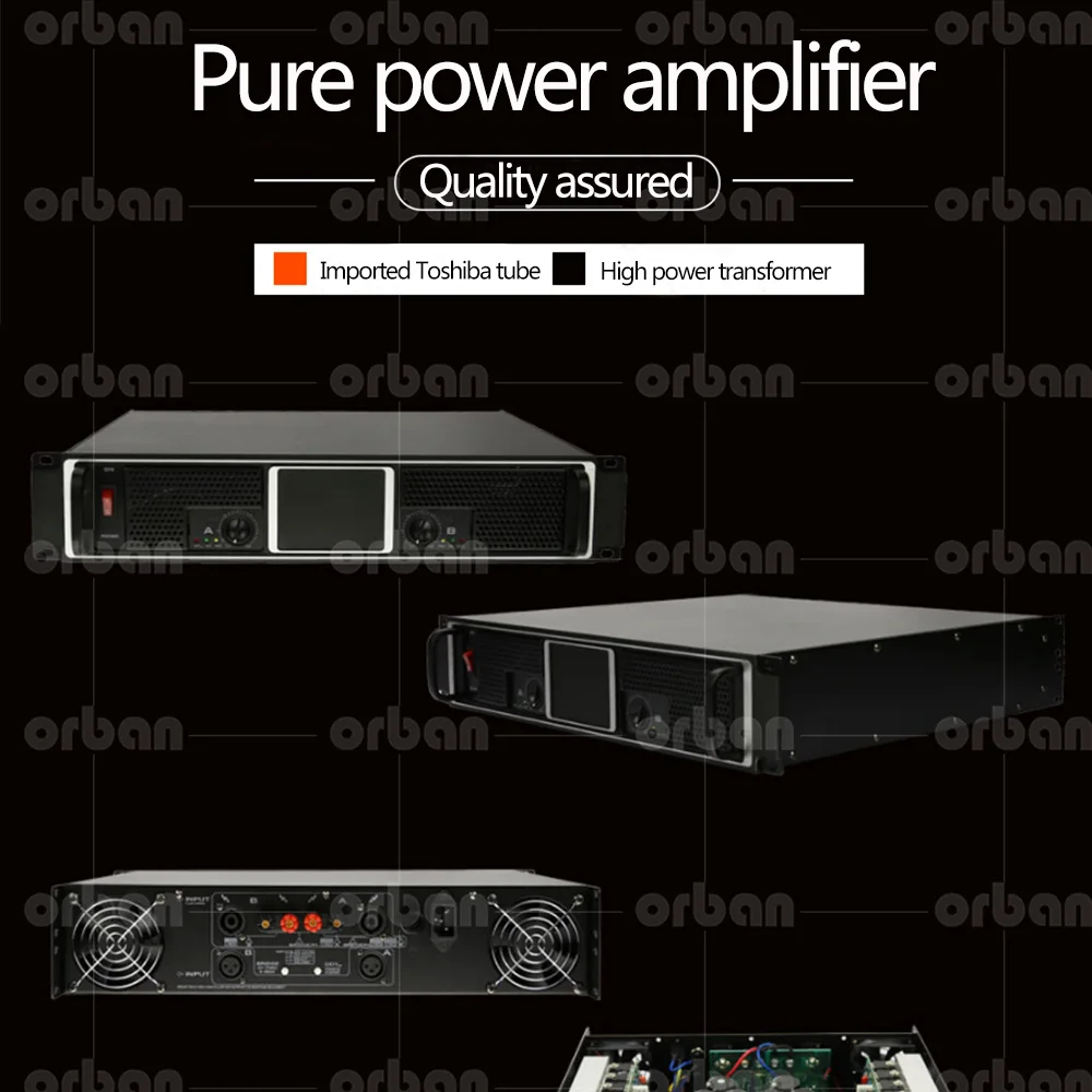 Professional power amplifier CS3000 pure post-stage ktv stage audio amplifier 500W amplifier 2U
