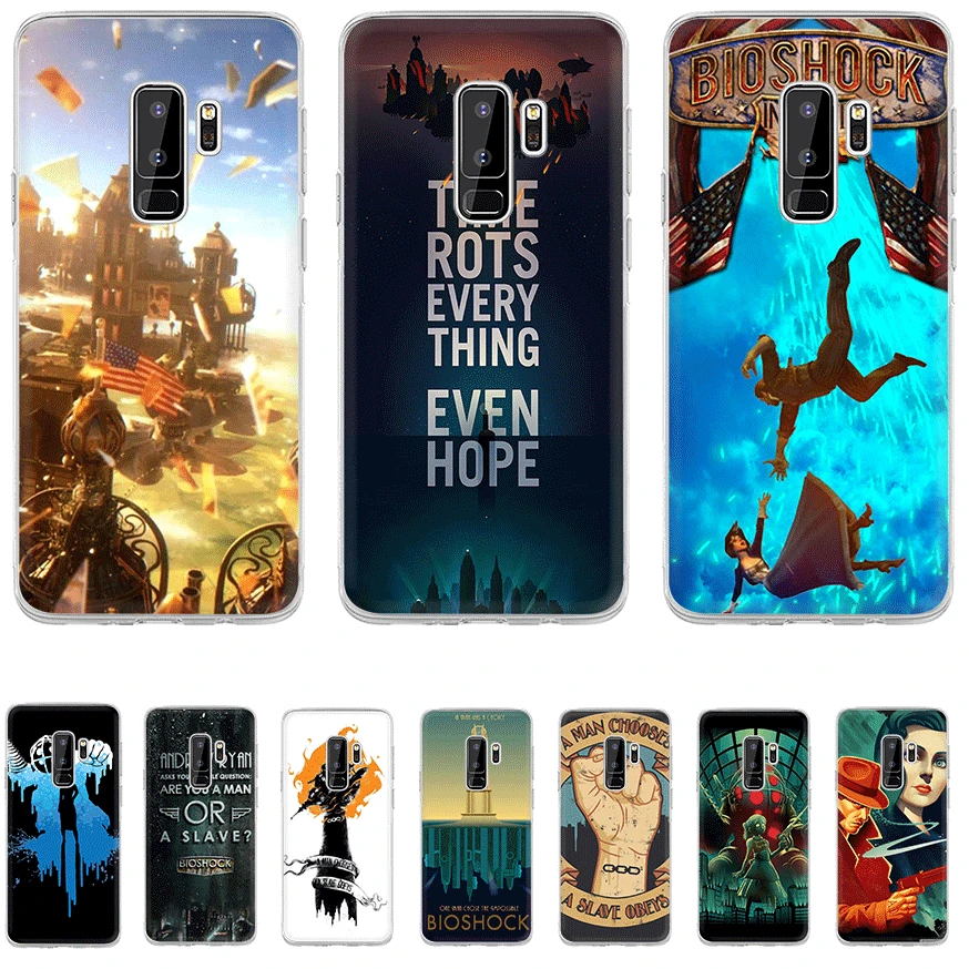Чехол для мобильного телефона Samsung Galaxy J1 J2 J3 J5 J7 Prime жесткий чехол Bioshock Shell