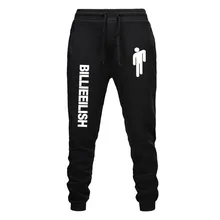 Billie Eilish модные брюки с принтом женские/мужские спортивные штаны для фитнеса горячая Распродажа повседневные трендовые обтягивающие брюки для бега