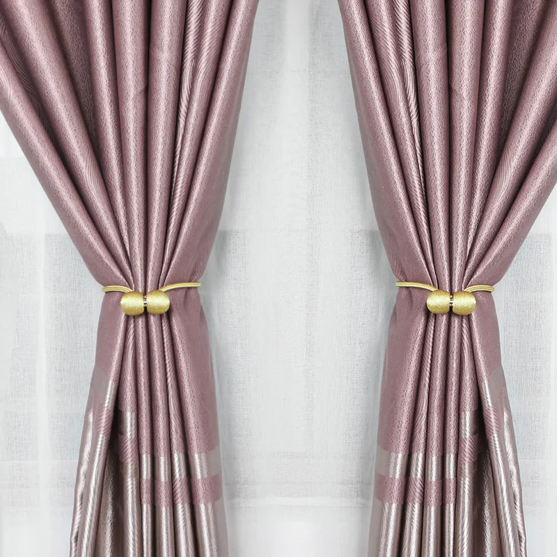

Magnetic Ball New Pearl Curtain Simple Tie Rope Accessory Rods Accessoires Backs Holdbacks Buckle Clips Hook Holder Home Decor