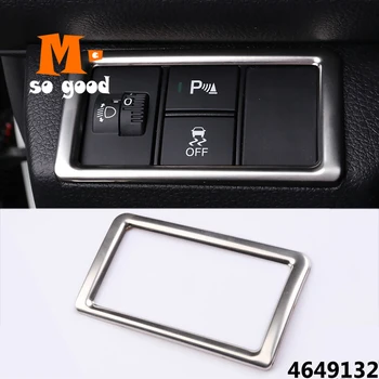 

Stainless steel For Honda Civic 10th-Car Headlamps Adjustment Switch Panel cover trim car interior styling Accessories 2016 2017