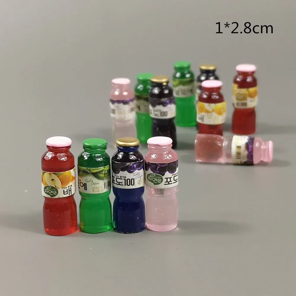 12 шт. мини 3D чашка бутылка молоко коробка Миниатюрный Кукольный домик игрушка с орнаментом домашнее ремесло Фея бонсай декор украшения торта DIY аксессуары - Цвет: 29
