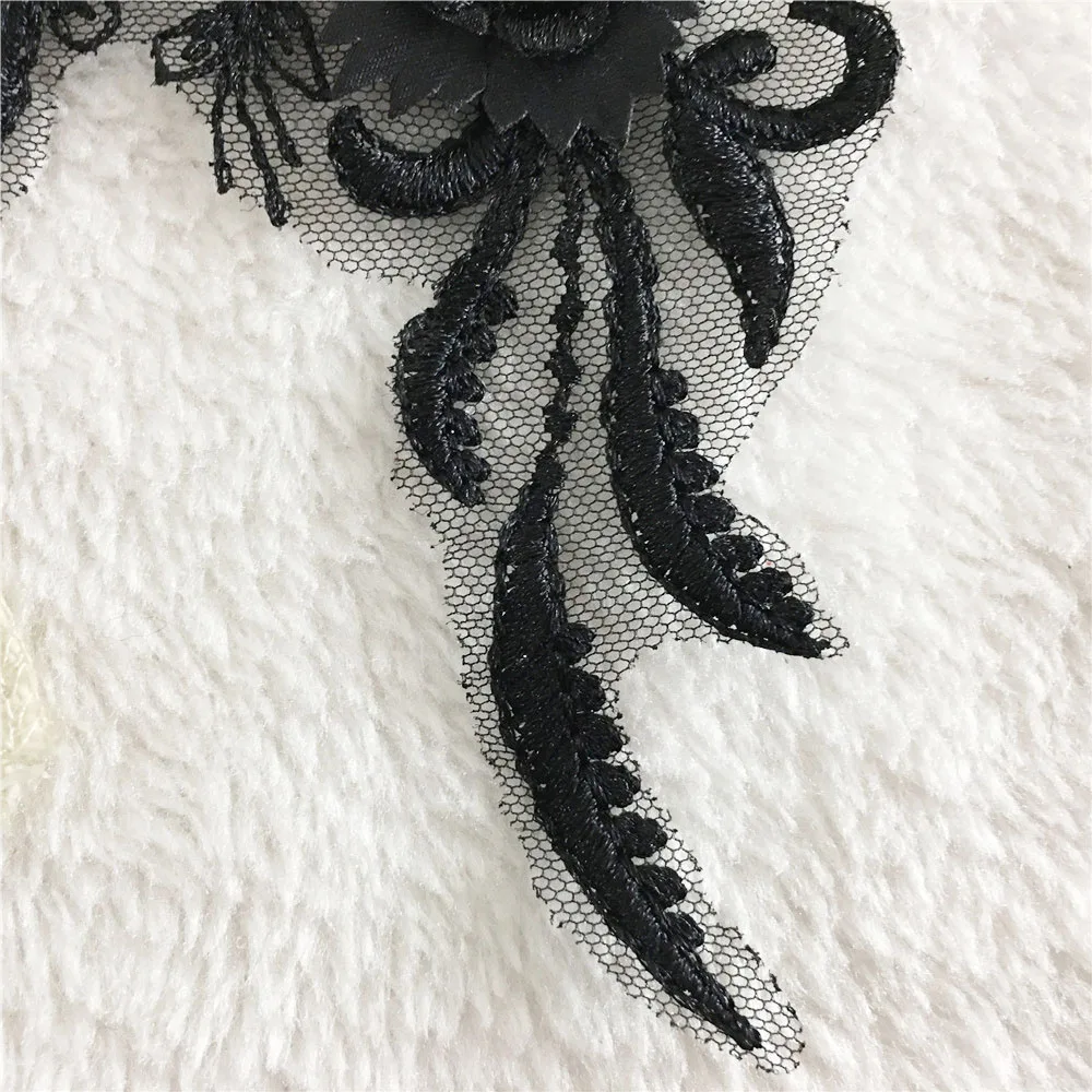 3D three-dimensional flower embroidery lace garment applique craft fabric sewing DIY supplies accessories lace fabric,lace garment accessories,lace sewing supplies,lace accessories,lace sewing accessories,clothing accessories