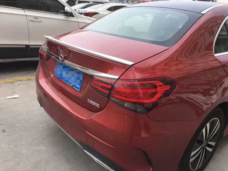 Для Mercedes-Benz W177 спойлер- для W177 A180 A200 A250 надрезаемая подкладка, ABS Материал заднее крыло автомобиля праймер цвет задний спойлер