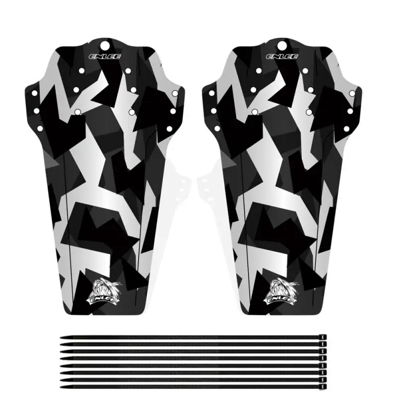 Bicycle Fender 2PCS Mountain Bike Carbon Fiber Front Rear Universal