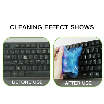 

Multi-function household dust cleaning soft plastic multi-function magic soft rubber (car or keyboard, etc.)