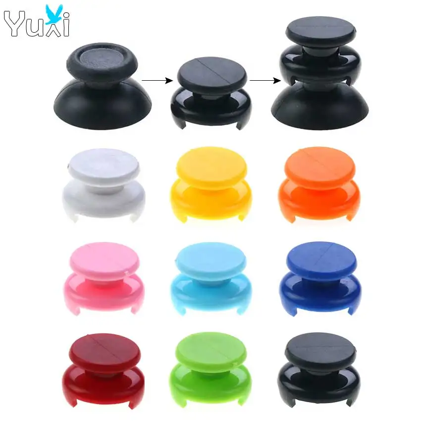 Yuxi 1Pc Hand Grip Extenders Caps Per Ps5 Ps4 Ps3 Controller Thumb Stick Grips Cover Per P3 P4 P5 Gamepad