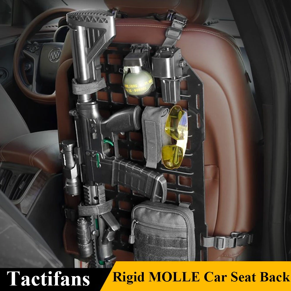 

Tactical Rigid Insert Panel MOLLE Vehicle Car Seat Back Organizer PP Board Seatback Equipment Hunting Tactical Accessories