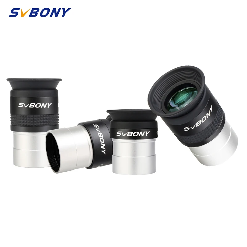 

SVBONY 1.25" Eyepiece Wide Angle 60° & 65° 9/12/16/20mm HD Fully Coated for Astronomic Telescope SV113