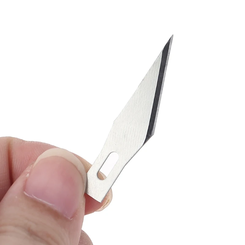 50pcs Steel Replacement Hobby Blades for Carving Knife DIY Art Work Cutting Paper Sculpture Blades Craft