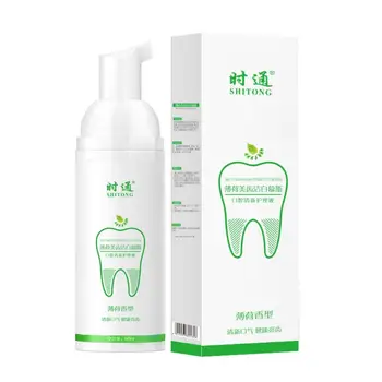 

60ml Mint Lemon Flavor Mousse Toothpaste Tooth Whitening Toothpaste Mouth Cleaning Product S1