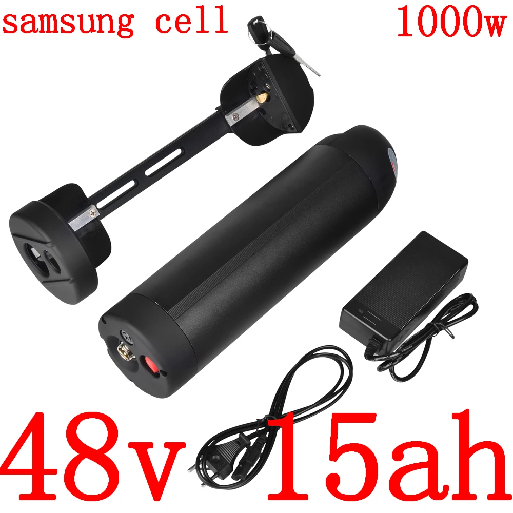 Top 48V battery 48v 15ah electric bicycle battery 48v 15ah lithium ion battery  use samsung cell for 48V 500W 750W 1000W ebike motor 0