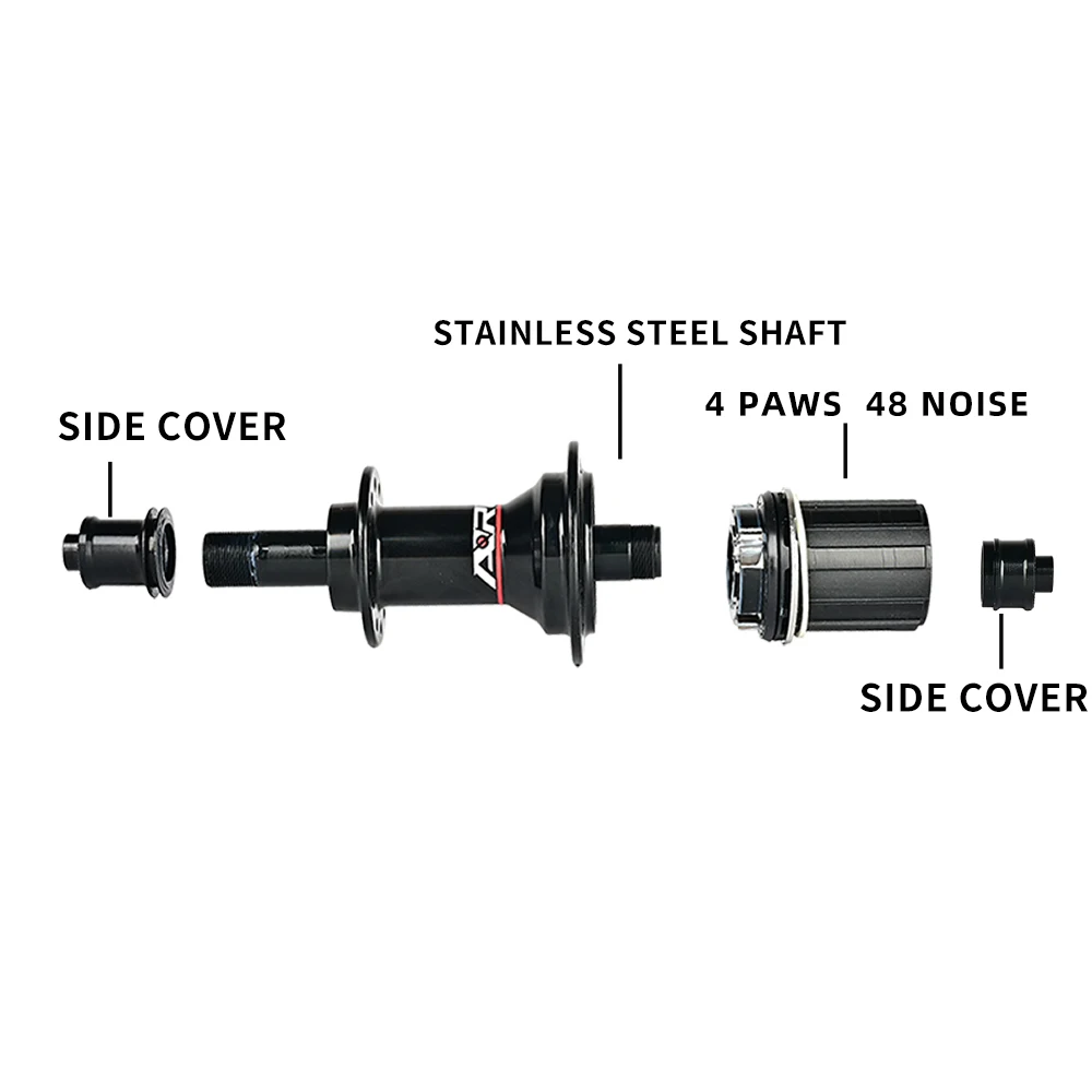 Paire De Moyeux Vélo Route - Compatibles Shimano, 20/24 Trous, Frein à Vitesses Multiples, Aluminium Léger, 2 Ans Garantie