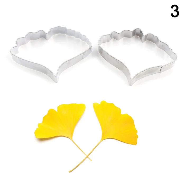 Stainless Steel Flower Petal Cookie Cutter Cupcake Mold Fondant Cake Mould DIY Decor MU8669