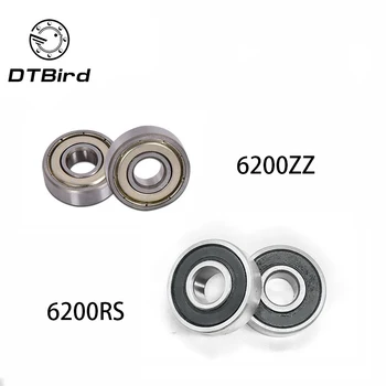 

10pcs 6200 6200ZZ 6200RS 6200-2Z 6200Z 6200-2RS ZZ RS RZ 2RZ Deep Groove Ball Bearings 10 x 30 x 9mm High Quality