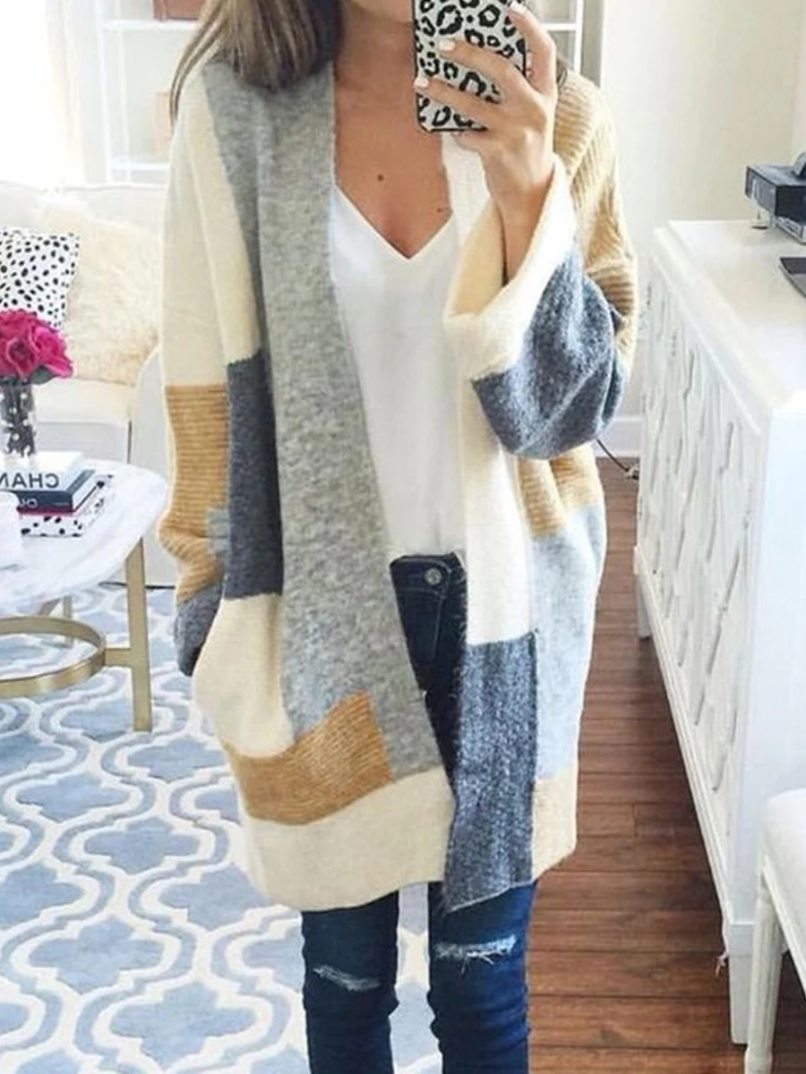 Women Sweaters Casual Gray Korean Style Plus Size Office Lady Loose Cardigan Spring 2019 Female Fashion Elegant Tops Knitwear Women Sweaters Casual Gray Korean Style Plus Size Office Lady Loose Cardigan Spring 2019 Female Fashion Elegant Tops Knitwear