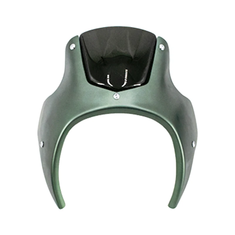 Customized For VOGE 300AC GPX MAD300 Motorcycle Round ABS Plastic Windscreen Headlight Fairing Windshield Cover
