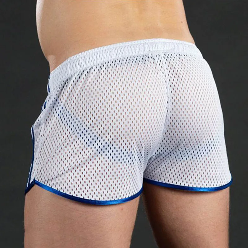 Hot Product New Summer Bodybuilding Men shorts Mesh Breathable Quick Drying Fashion Casual Joggers Fitness Sportswear Beach Brand shorts