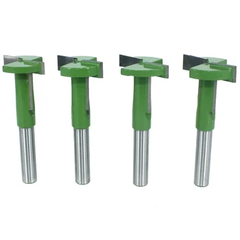 

4PCS Set 8mm Shank T-Slot Router Bit Straight Edge Slotting Milling Cutter Cutting for Wood Woodworking Handle MC02089