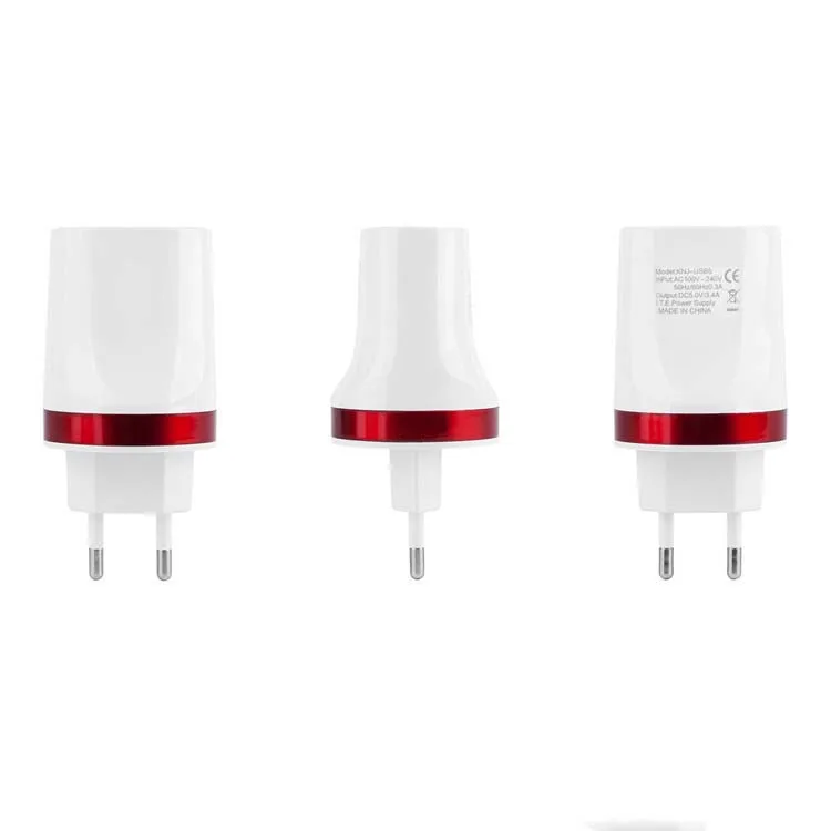 3 порта USB зарядное устройство адаптер ЕС вилка настольное зарядное устройство мобильное зарядное устройство для телефона для путешествий для смартфона для iPhone samsung планшет