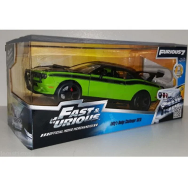 Коллекция 1:24 Масштаб 21 см FAST& F7 Letty's Challenger внедорожная модель дорожного транспортного средства Литой Сплав уличная гоночная модель автомобиля дисплей