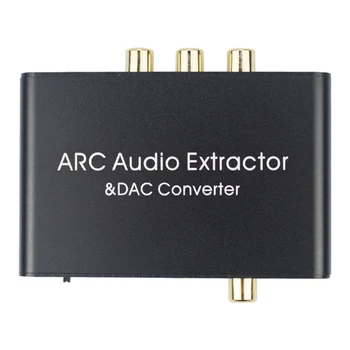 

HDMI ARC o Extractor DAC Converter 192KHz Fiber Optic Coaxial 3.5mm Earphone Converter