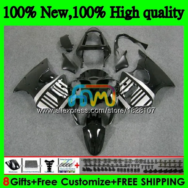 Корпус для KAWASAKI ZX-636 ZX 6R 636 600 CC 6 R ZX636 13BS. 149 600CC ZX-6R ZX600 ZX6R 00 01 белый черный 02 2000 2001 2002 обтекатель