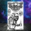 Anchor Pirate Skull Temporary Tattoos For Women Adult Men Kids Boy Astronaut Ship Seahorse Fake Tattoo Neck Arm Hand Small Tatoo 3