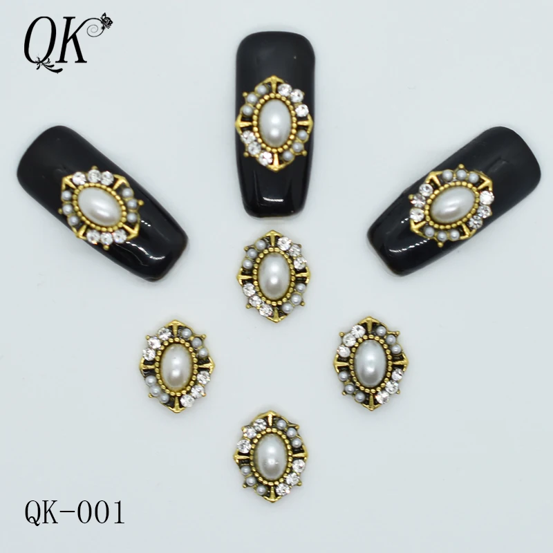 Gold-marquise-6 10 шт./лот украшения для дизайна ногтей AB Стразы сплав ювелирные изделия с блестками аксессуары блеск Камни DIY маникюр Hi-Q - Цвет: Gold-marquise-6