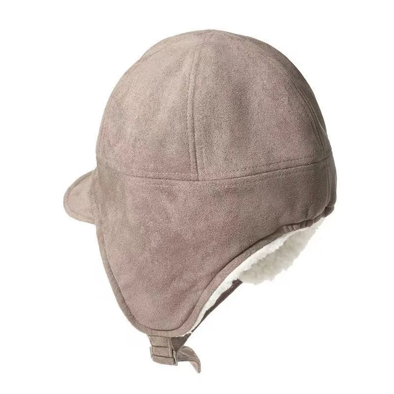 2021 New Winter Men's And Women's Versatile FaShion Windproof Plush Thickened Warm Ear Protection Flying Lei Feng Hat One Size mad bomber leather rabbit fur hat