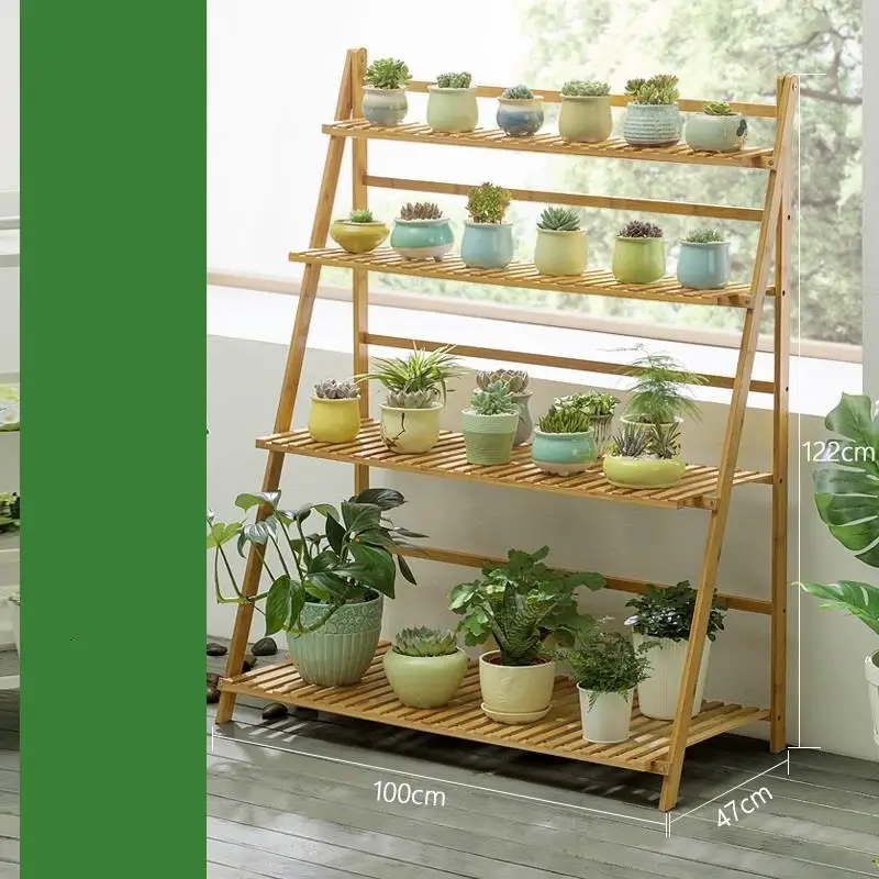 Version M Не портит деревянный полимеров для Estanteria растения селфи-Палка с Flores Plantenrekken Saksi Standi балкон Цветочная полка Stojak на Kwiaty растений полка - Цвет: Version M