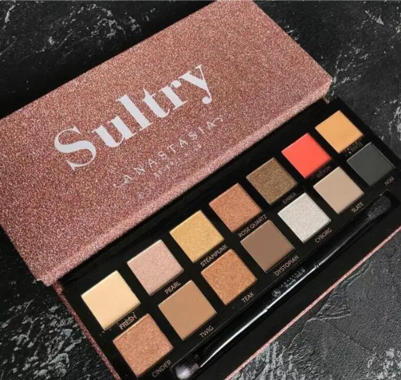 Anastasia Beverly Hills, палитра для макияжа, alissa Edwards, палитра теней для век, косметика, хорошее качество, 14 цветов, тени для век, ePacket - Цвет: 1