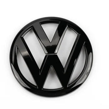

110mm Gloss Black Trunk Lid Badge Logo Emblem Replacement for VW Volkswagen Polo 2009 2010 2011 2012 2013