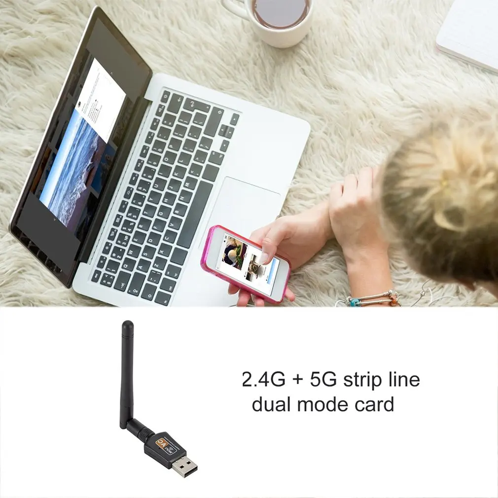 Мини Сетевая карта USB WiFi адаптер 150 Мбит/с 2dBi Wi-Fi адаптер ПК Wi Fi антенна WiFi ключ 2,4G USB Ethernet WiFi приемник