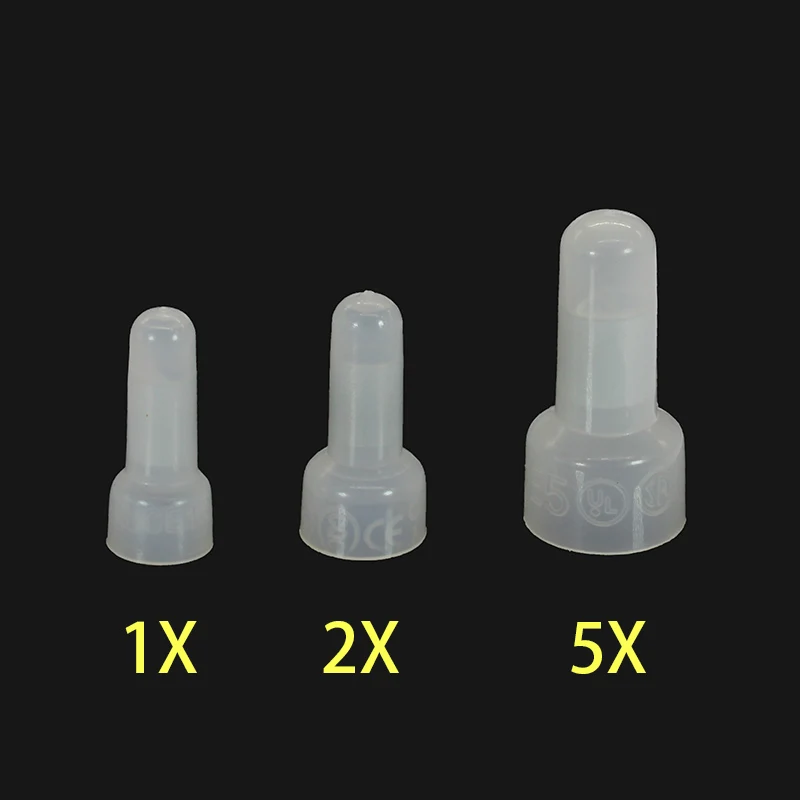 

100 pcs/lot Terminals 250V Crimp Terminal Terminals CE 1X/2X/5X Cold Pressed Electric For Cable Blocks Wire Connector UL 94V-2