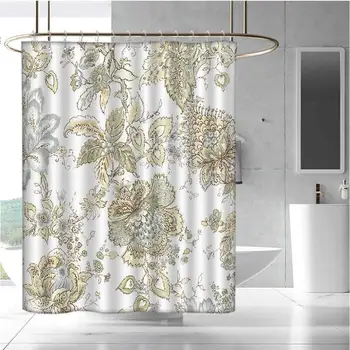 

3D Printed Shower Curtain Hotel Quality, Machine Washable