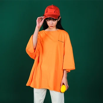 

2020 Women Summer Short Sleeve Loose Casual Couple T Shirt Female Men Streetwear Hip Hop Harajuku Plus Size Tshirt Tops