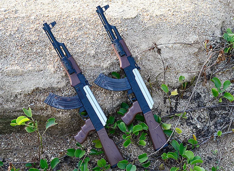 AK47 Электрический всплеск детский игрушечный пистолет водный для мальчиков винтовка пистолет Открытый Живой CS игры руководство винтовка игрушки для рождественских подарков