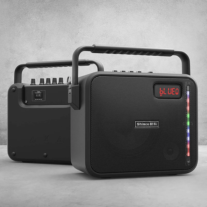 Shinco караоке центр сабвуфер колонки Bluetooth вечерние портативные PA системы с