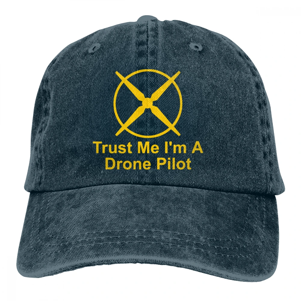 Trust Me I'm Drone Pilot Casquette Deep Heather унисекс Мужские Женские джинсовые бейсболка с ремешком кепки Регулируемая шляпа для гольфа папа