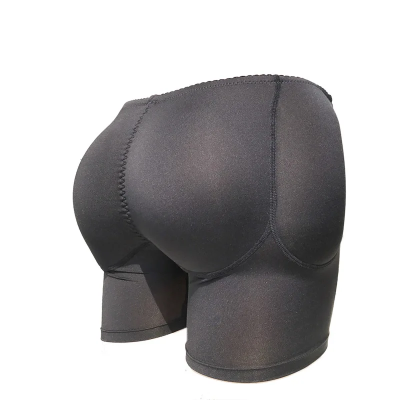 Hip Sponge Pads Enhancer Fake Buttocks Padded Panties Hip Push Up Crossdresser Panty With 4 Pockets Butt Inserts Crossdresser - Цвет: Черный