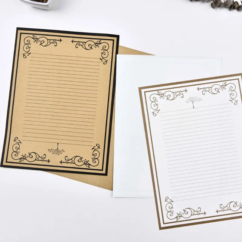 

32pcs/pack Retro Writing Letter Stationery Romantic Creative Chinese Style Lace Letterhead Note Paper